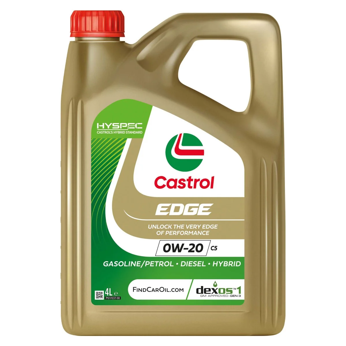 Олива моторна Castrol EDGE 0W-20 C5 (Каністра 4л)