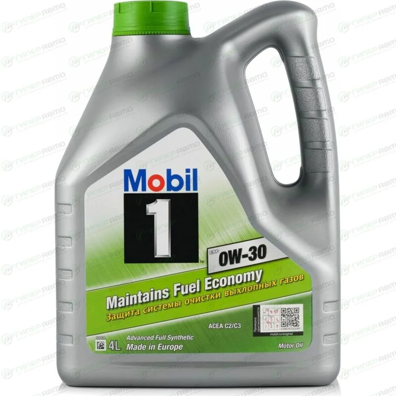 Олива моторна Mobil 1 ESP 0W-30 (Каністра 4л)