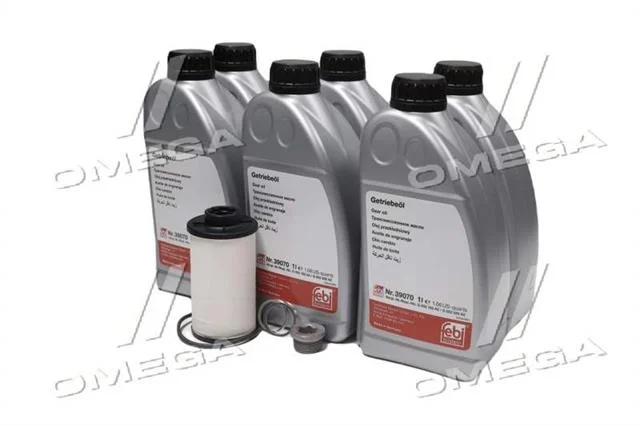 Комплект для заміни оливи FEBI 39070 6x1L, фільтр АКПП (опис у примітці)
