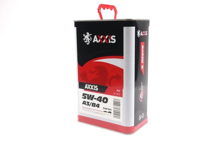 Масло моторн. AXXIS 5W-40 A3/B4 Gold Sint (Каністра 4л)