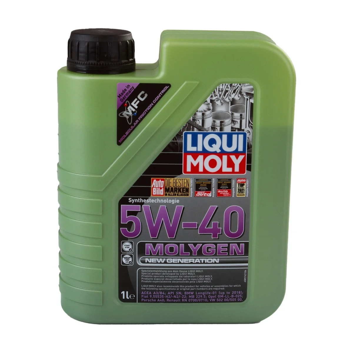 Олива моторна Liqui Moly Molygen New Generation 5W-40 (Каністра 1л)