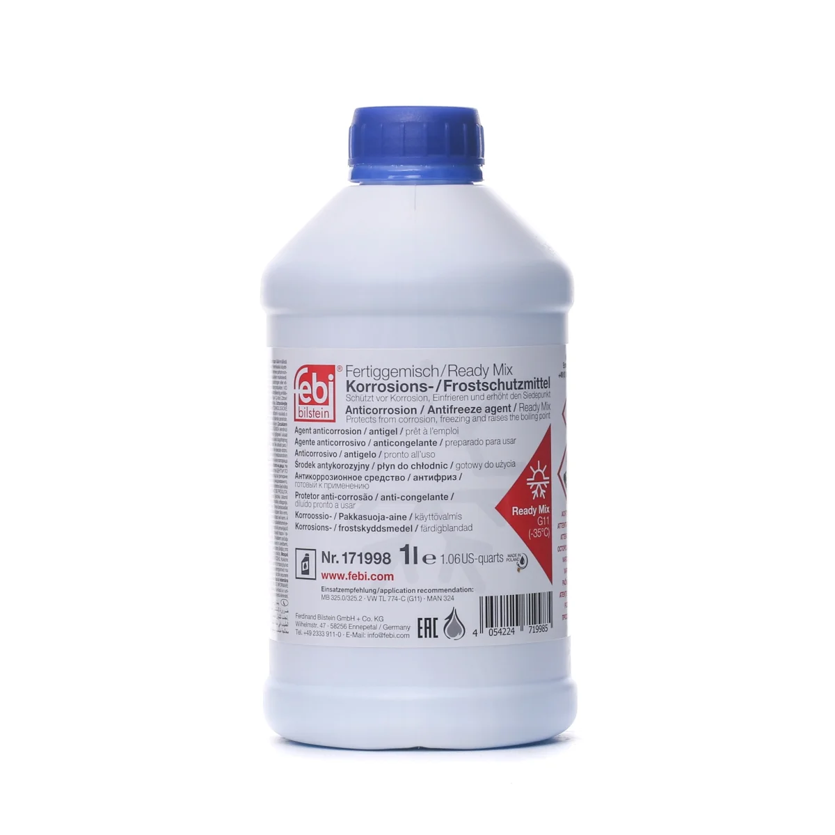 Антифриз синій Ready Mix -35°C G11, 1 л