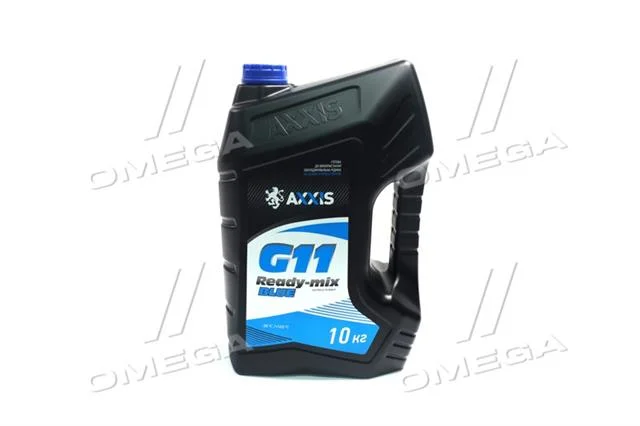 Антифриз BLUE G11 Сoolant Ready-Mix -36°C <AXXIS> (синій) (Каністра 10кг)