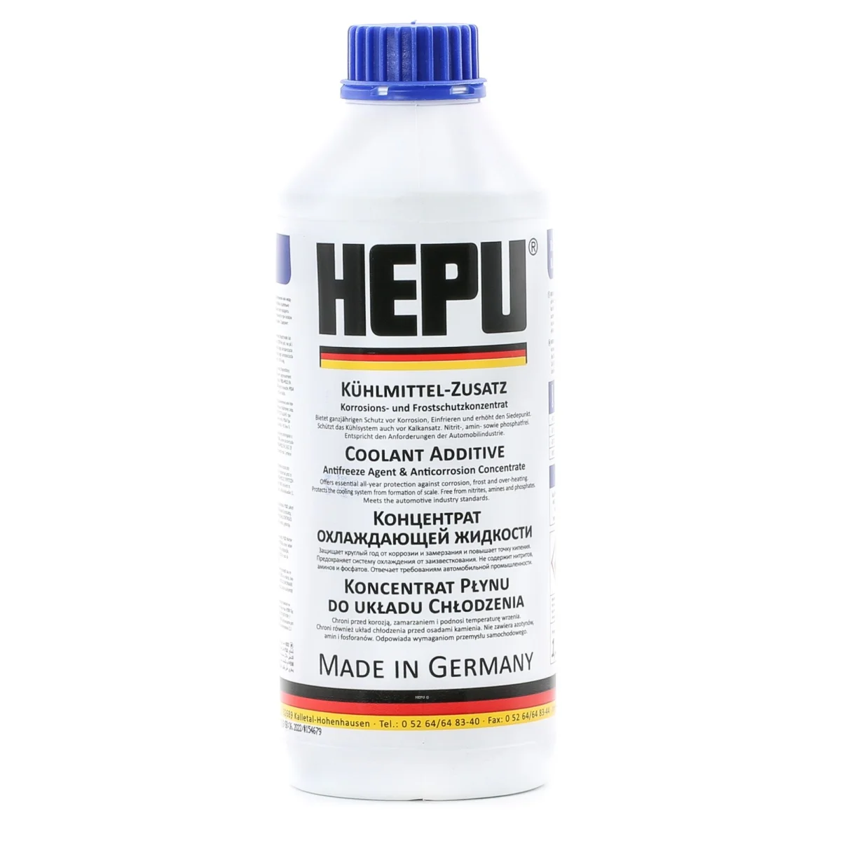 Антифриз HEPU BLUE G11 концентрат (Каністра 1,5л)