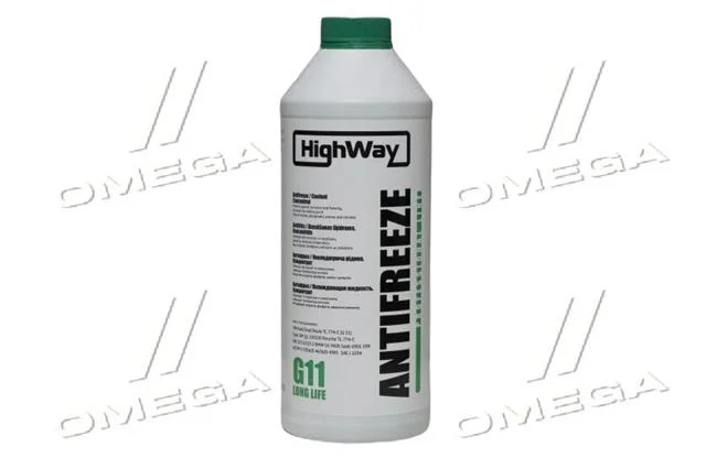 Антифриз HighWay ANTIFREEZE G11 концентрат зелений 1,5л