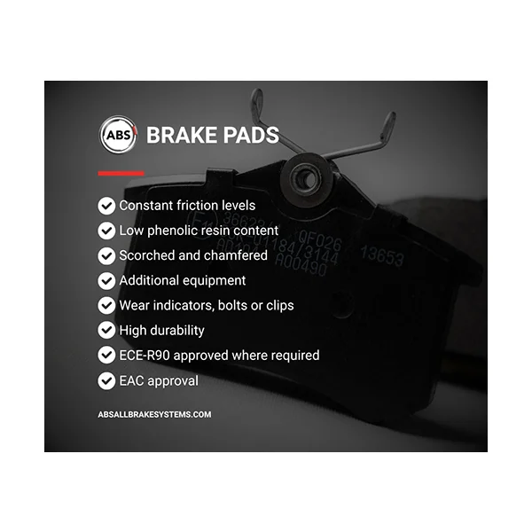 Колодка тормозная дисковая задняя для AUDI/FORD/SEAT/VW